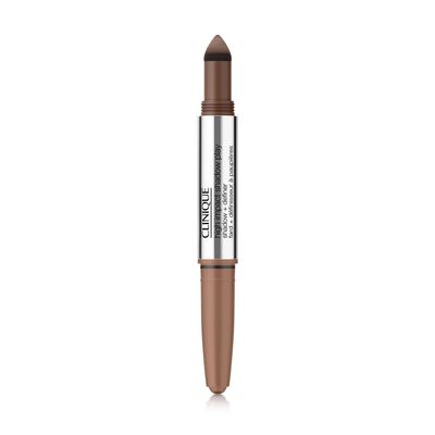 Clinique High Impact Shadow Play Shadow Definer | Crease Proof, Water Resistant Safe For Sensitive Eyes, Double Latte, 1 Count