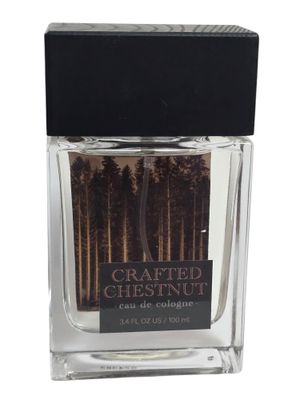 Tru Fragrance Crafted Chestnut Sandalwood &amp; Amber Eau De Cologne 3.4.fl.oz Unboxed