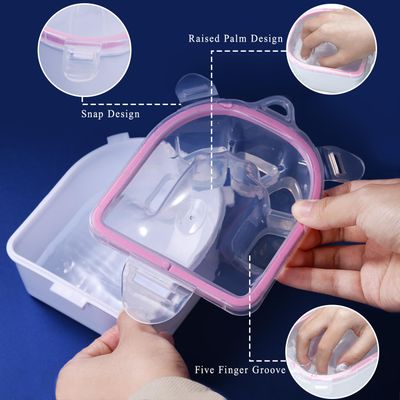 Nail Soaking Bowl, IKOCO Gel Nail Polish Remover Kit with Manicure Bowl, Cuticle Oil, Easily Soak off Dip Powder Remover for Salon-Quality Results at Home, Pink