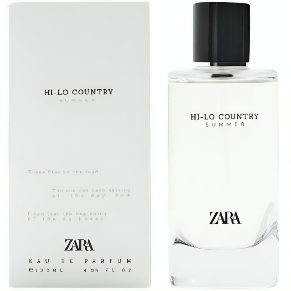 Zara Hi Lo Country Summer Cologne for Men EDP Eau De Parfum 120 ML (4.05 FL OZ)