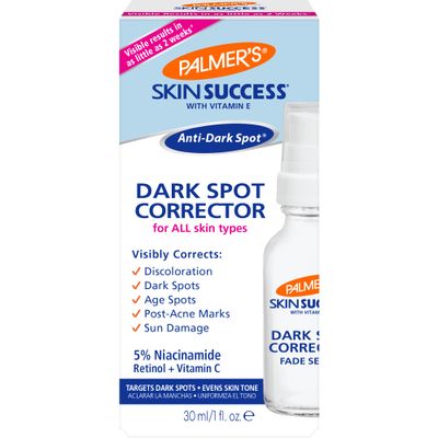 Palmers Skin Success Dark Spot Corrector Fade Serum with Vitamin E and Niacinamide, Helps Reduce Dark Spots and Discoloration, Facial Serum for Uneven Skintone, 1 Ounce