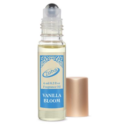 Zoha Vanilla Bloom Oil Perfume for Women &amp; Men, Roll On Perfume Oil and Vanilla Perfume Spray, Alcohol Free Skin Moisturizing Vanilla Oil Perfume