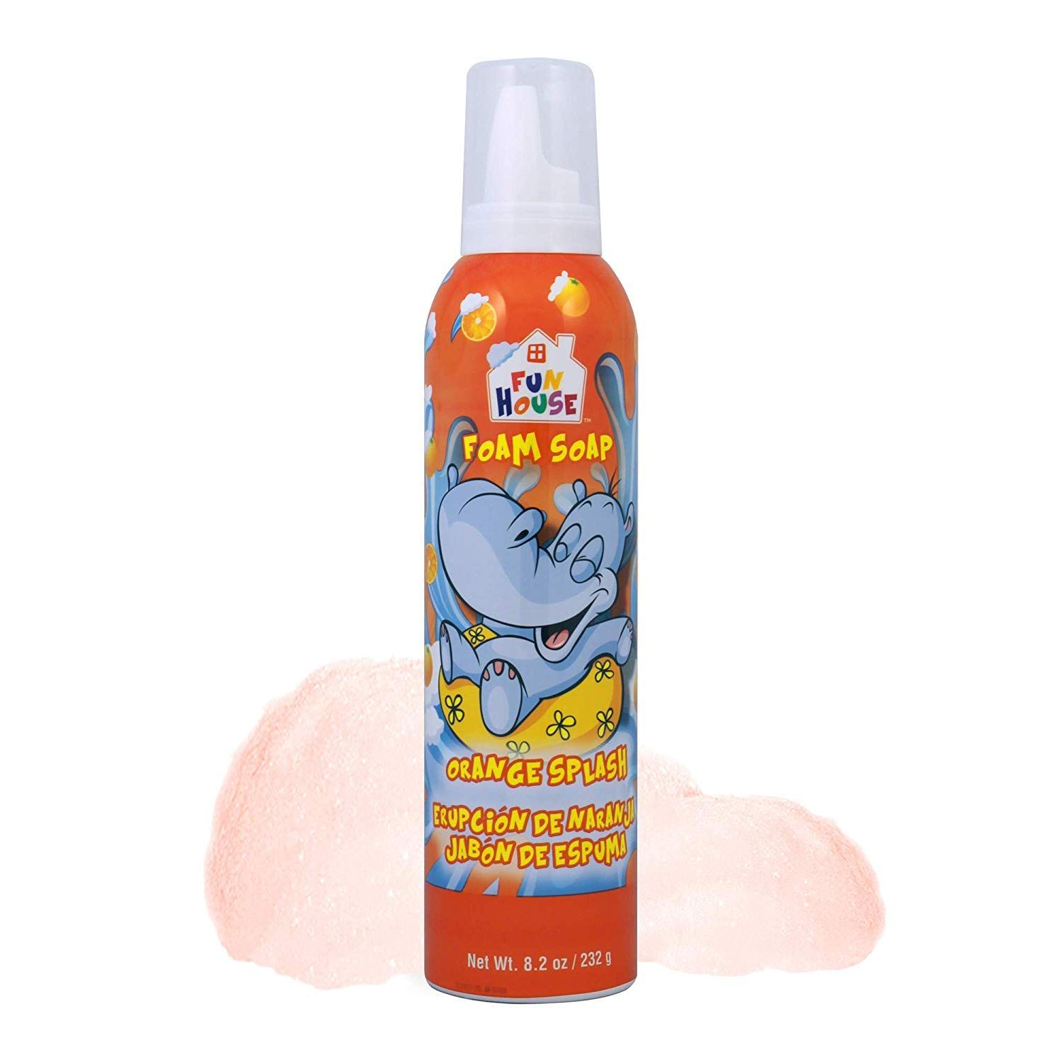 Moneysworth &amp; Best Fun House Kids Foam Soap Orange Splash Foam Soap, 8.2 fl. oz, 1 Pack