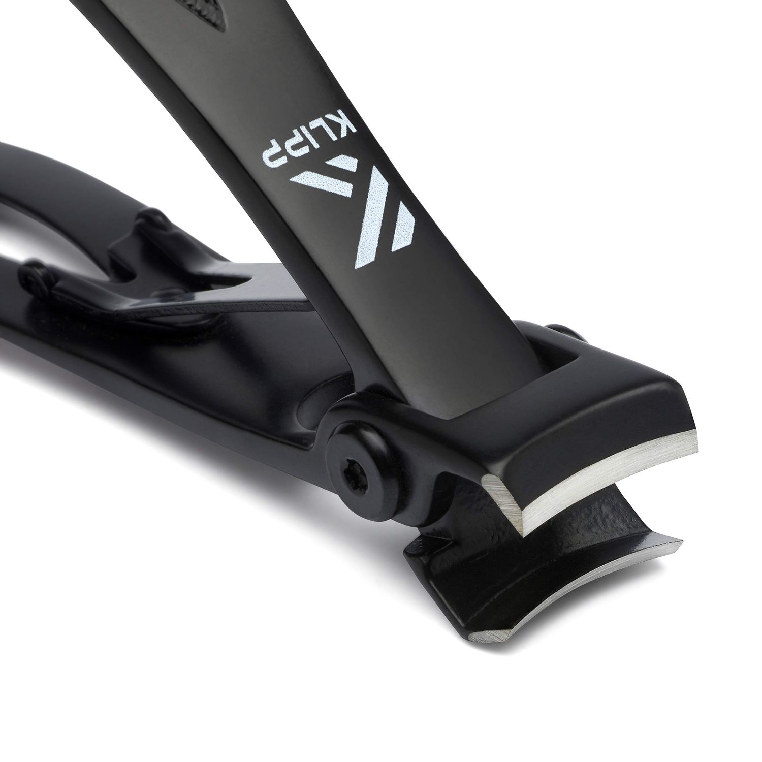 Toenail Clippers for Thick Toenails - KLIPP 15 mm Wide Jaw Thick Fingernail and Toenail Cutter with Curved Stainless-Steel Blades for Seniors - Podiatry Tool for Manicure Pedicure Toe Nail Care