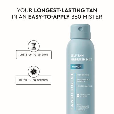 Tanologist Self Tan Airbrush Mist- Dark, 5 fl. oz/148 ml Bottle