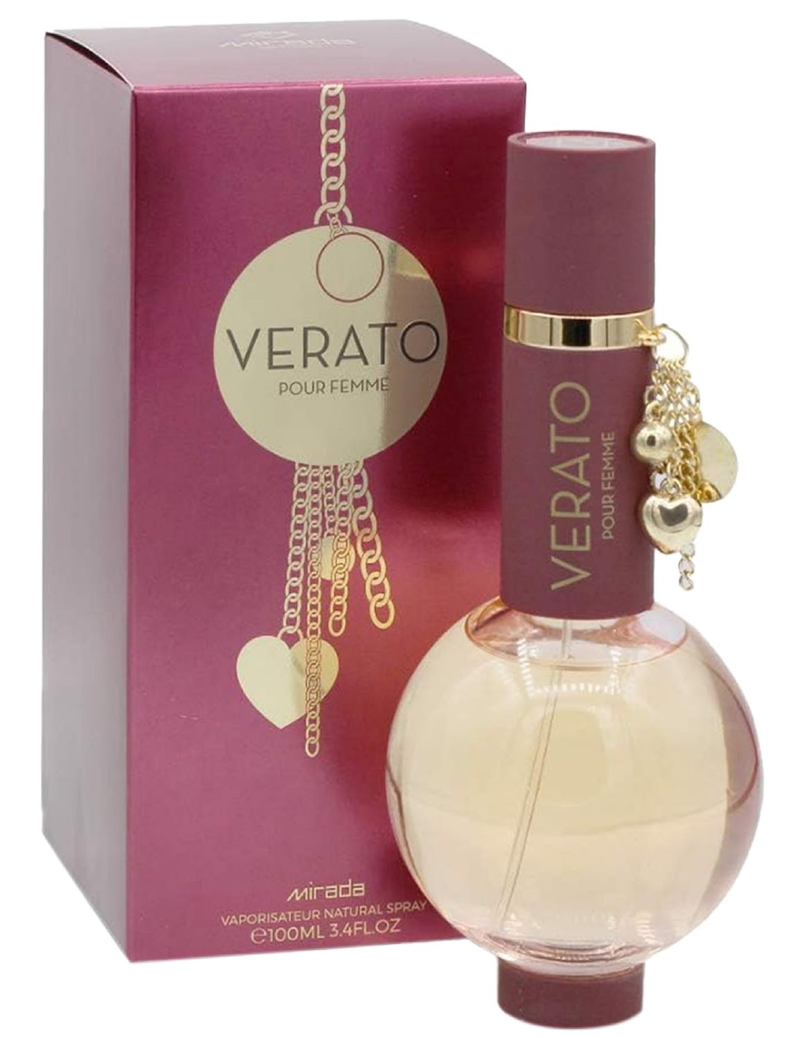 MIRADA Verato, Womens Eau de Parfum (EDP) 3.4 FL. Oz (100ml), Womens Perfume with Notes of Orange, Green Apple, Jasmine, Lily of the Valley, Amber