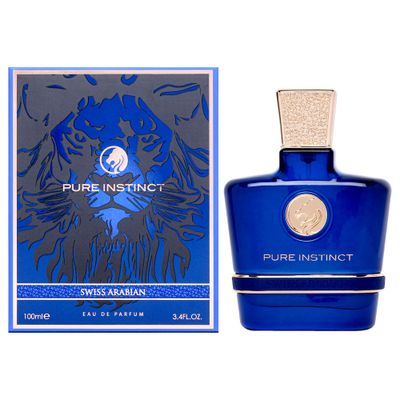SWISS ARABIAN Pure Instinct - Luxury Products From Dubai - Long Lasting, Addictive Personal EDP Spray Fragrance - Seductive Signature Aroma - 3.4 Oz