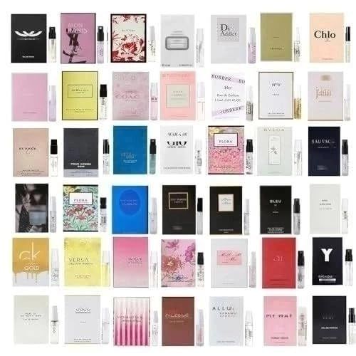 Womens Designer Fragrance High End Popular Perfume Sampler Set (12 Random Samples)