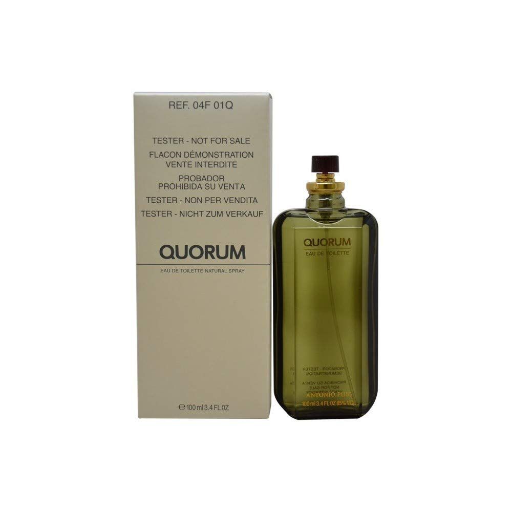 Quorum by Antonio Puig for Men Eau De Toilette Spray, 3.4 Ounce (Tester/Plain Box)