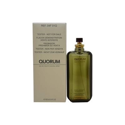 Quorum by Antonio Puig for Men Eau De Toilette Spray, 3.4 Ounce (Tester/Plain Box)