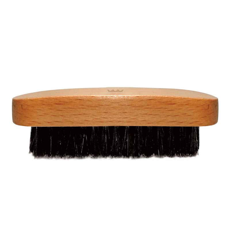Cremo Beard Accessories, 100 Boar Bristle Beard Brush with Wood Handle - Shape, Style And Groom Any Length Facial Hair