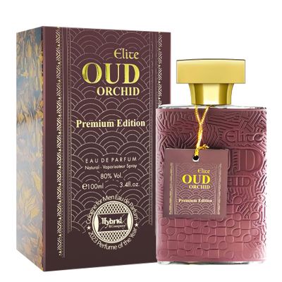 Hybrid &amp; Company Elite Oud Orchid Premium Edition Modern Scent Mens Perfume,3.4 Fl Oz
