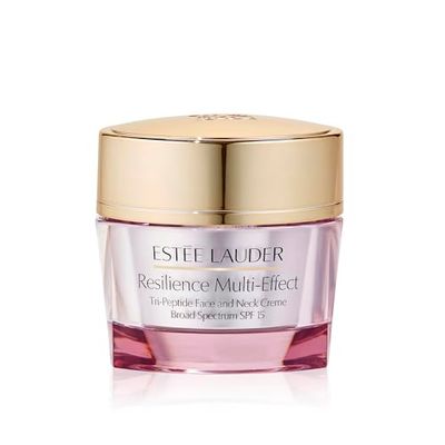 Este Lauder Resilience Multi-Effect Tri-Peptide Face and Neck Cream Moisturizer SPF 15 for Normal/Combination Skin, 2.5 Ounce