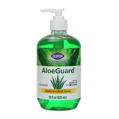 Clorox Healthcare AloeGuard Antimicrobial Soap 18 Ounce Antimicrobial Hand Soap from for Healthcare Professionals | Hand Soap for Everyday Use with Aloe Vera to Soothe &amp; Moisturize Hands