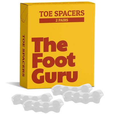 2x Pairs Orthopedic Toe Spacers - Toe Separators for Men &amp; Women, Bunion Corrector, Hammer Toe Straightener, Yoga Toe Spacers, Toe Spreaders for Foot Pain Relief -Kubbar
