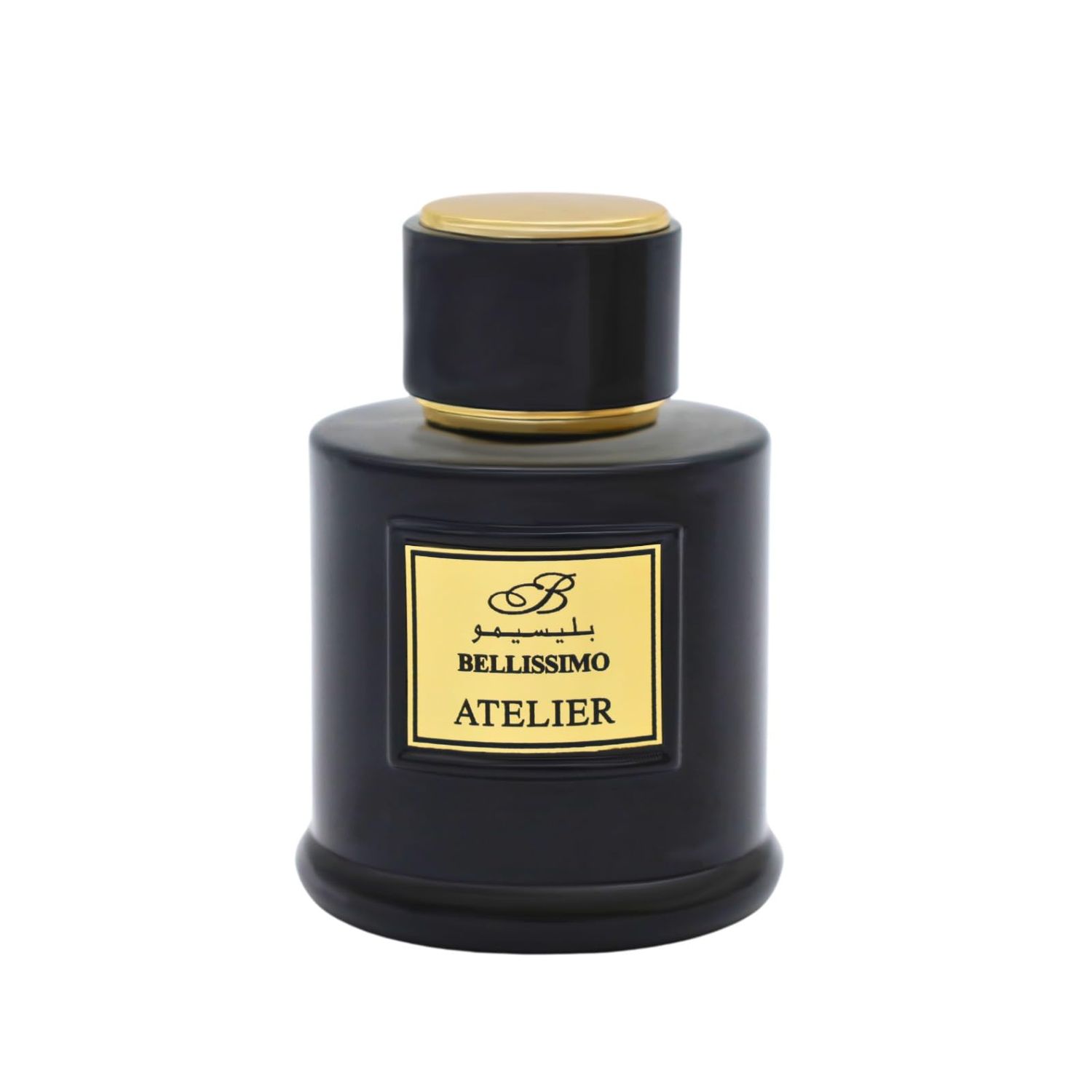 BELLISSIMO Atelier Black Eau de Parfum 3.4 fl oz - Captivating &amp; Long-Lasting for Man Fragrance in Elegant Packaging!