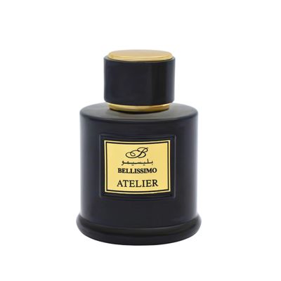 BELLISSIMO Atelier Black Eau de Parfum 3.4 fl oz - Captivating &amp; Long-Lasting for Man Fragrance in Elegant Packaging!