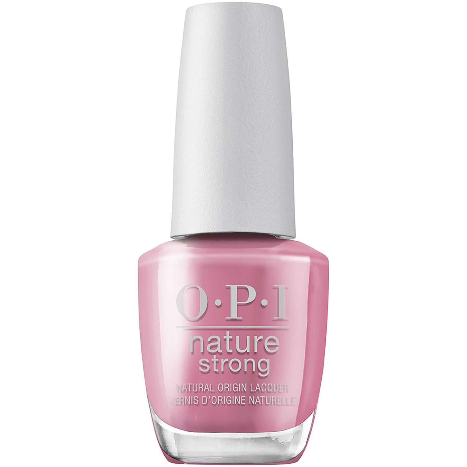 OPI Nature Strong Knowledge is Flower | Opaque Soft Pink Crme Natural Origin Nail Polish | Plant Based, Vegan, Cruelty Free