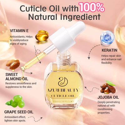 AZUREBEAUTY Nail Polish Gel Remover Tools Kit with 10 ml Cuticle Oil 10 PCS Nail Clips 150ml Remover Bottle Nail Remover Cotton Balls Cuticle Pusher Peeler Brush Nail File Buffer Comprehensive Tools