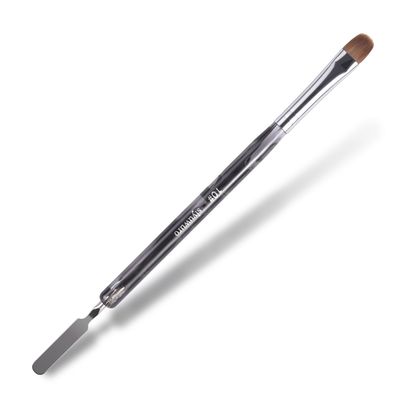 siyuwuro Kolinsky Sable Nail Brush French Nail Brush 2 Way Professional Gel Acrylic Nail Art Brush with Stirring Rod for French Manicure Cuticle Clean Up Nail Art Design Brush (10)