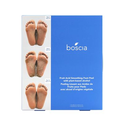 boscia Fruit Acid Smoothing Foot Peel - Vegan, Cruelty-Free, Natural Skin Care - Foot Peel Mask to Soften Callused Skin - Fits Up to Mens Size 12-1 Pair