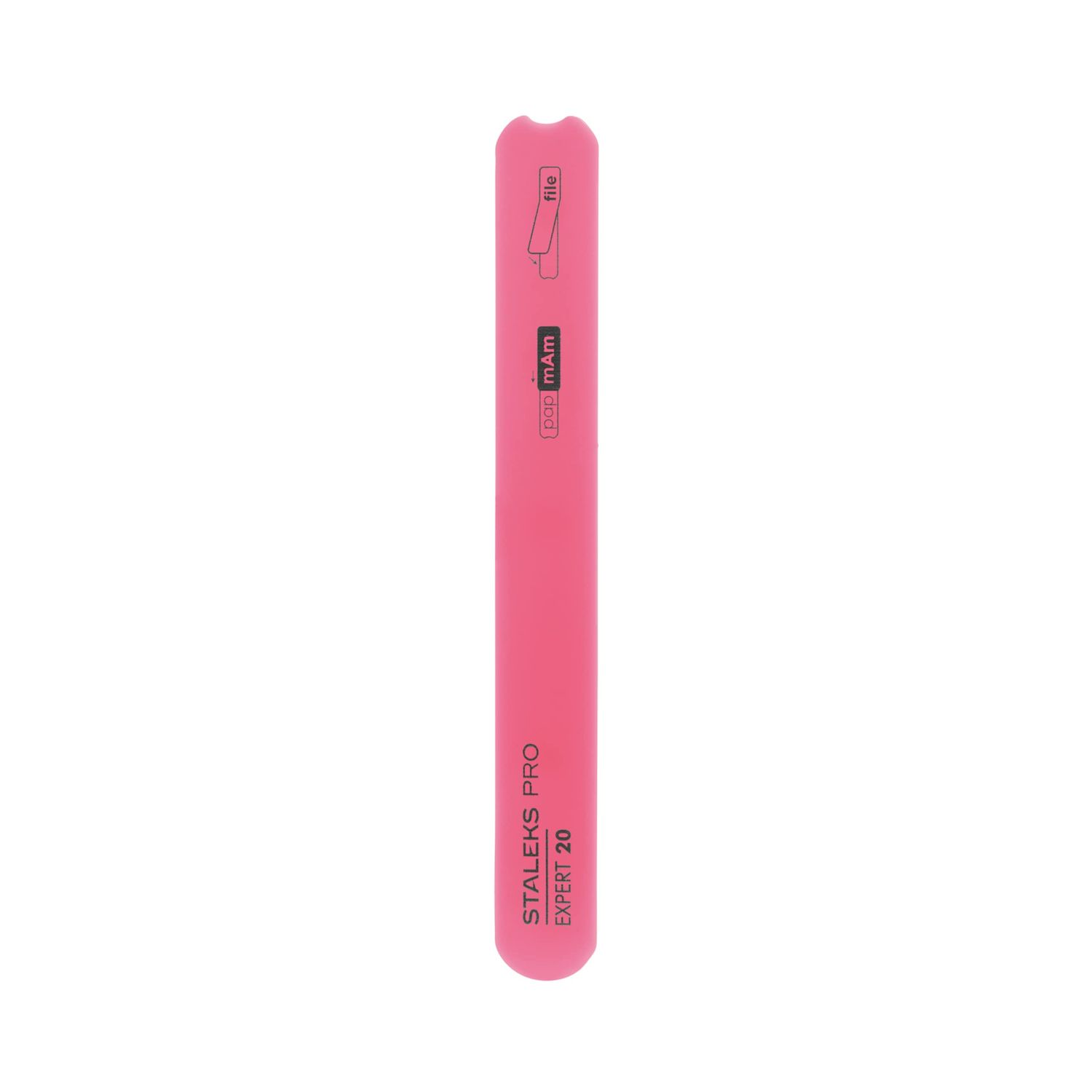Staleks Pro Beveled Straight Plastic Nail File (Base), Lightweight Professional Use Expert 20, SPBE-20
