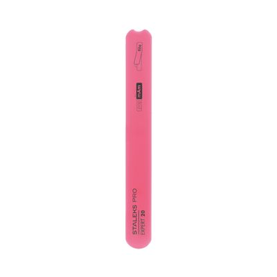 Staleks Pro Beveled Straight Plastic Nail File (Base), Lightweight Professional Use Expert 20, SPBE-20