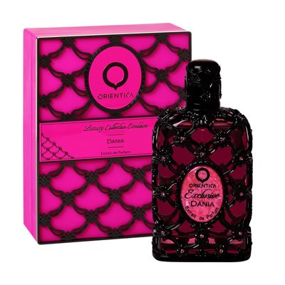 Orientica Luxury Collection Exclusive Dania Extrait de Parfum with Notes of Gardenia, Peach &amp; Vanilla, Sophisticated &amp; Long-Lasting Floral Amber Fragrance for Women, Elegant &amp; Captivating Scent, 75ml