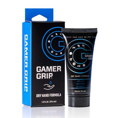 Gamer Grip: Stops sweat on hands &amp; feet - Improves performance - Total Grip Solution endorsed by worlds top athletes in multiple sports pro gamers. Leading dry hand formula for Hyperhidrosis