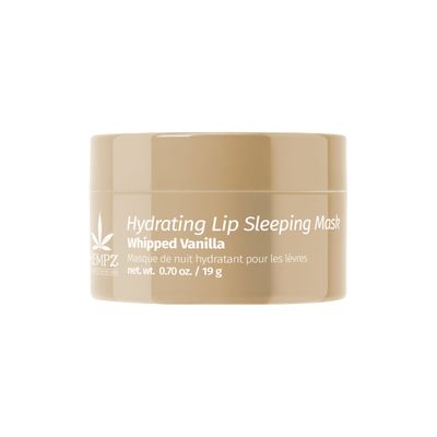 Hempz Hydrating Lip Sleeping Mask - Whipped Vanilla (.70 Oz.) | Overnight Hydrating Lip Balm for Dry Lips, Lip Repair, Chapped Lip Treatment &amp; Nourishment for Women