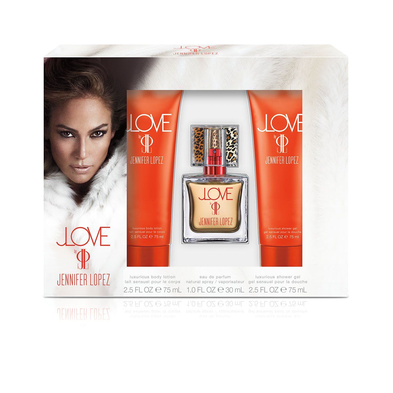 Jlo Jlove 3 pc - 1.0oz Eau de Parfum, 2.5oz Shower Gel, 2.5oz Body Lotion