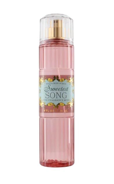 Sweetest Song Fine Fragrance Mist for Women - Long-Lasting Body Spray with Floral &amp; Sweet Notes - 8 fl oz Perfume Mist for Everyday Use &amp; Gift, by bath and body