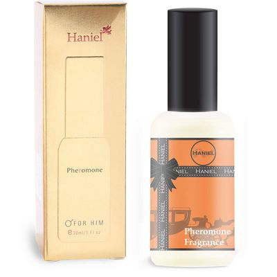 Haniel Pheromone Cologne for Men - Long Lasting Colonia con Feromonas para Hombres, Spicy Wooded Perfume with Citrus &amp; Pepper Notes, Enhanced Scents Pheromone Perfume, Stronger with You Parfum