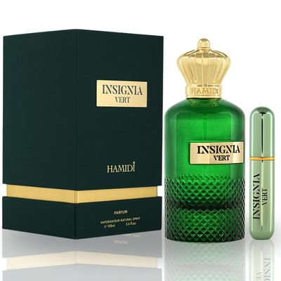 Hamidi INSIGNIA VERT Eau De Parfum Spray 105ML (3.5 OZ) - Long Lasting Perfume for Women, Captivating &amp; Harmonious Blend