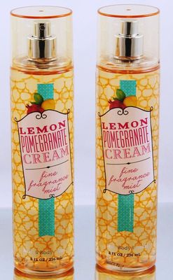 Bath &amp; Body Works Lemon Pomegranate Cream Fine Fragrance Mist 8 Oz (Set of Two)
