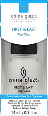 China Glaze, First and Last, 0.5 Fluid Ounce, 0.5 Fluid Ounce
