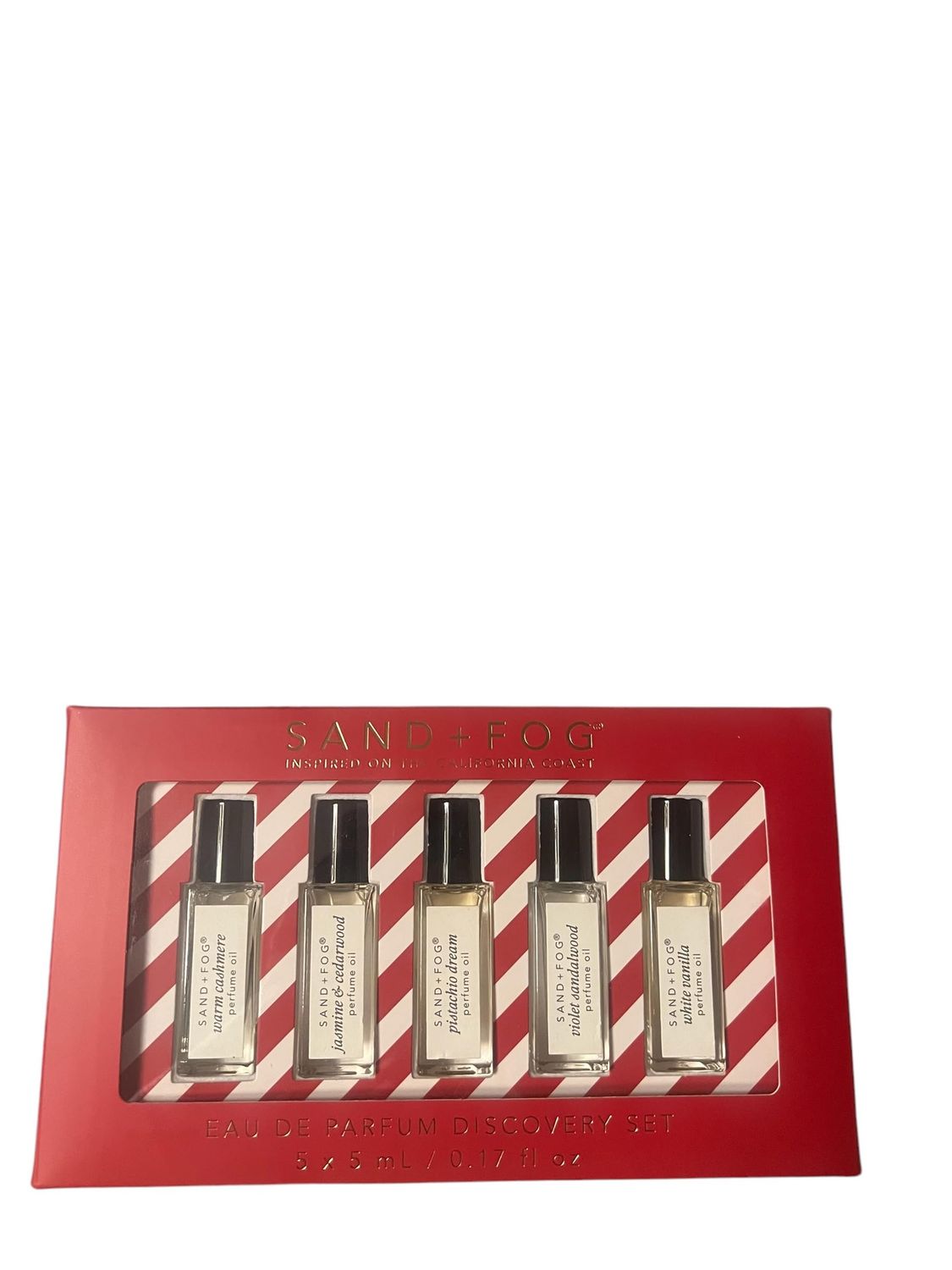 Sand Fog Eau de Parfum Oil Discovery Set, 5 Scents, 5 x 0.17 Fl Oz