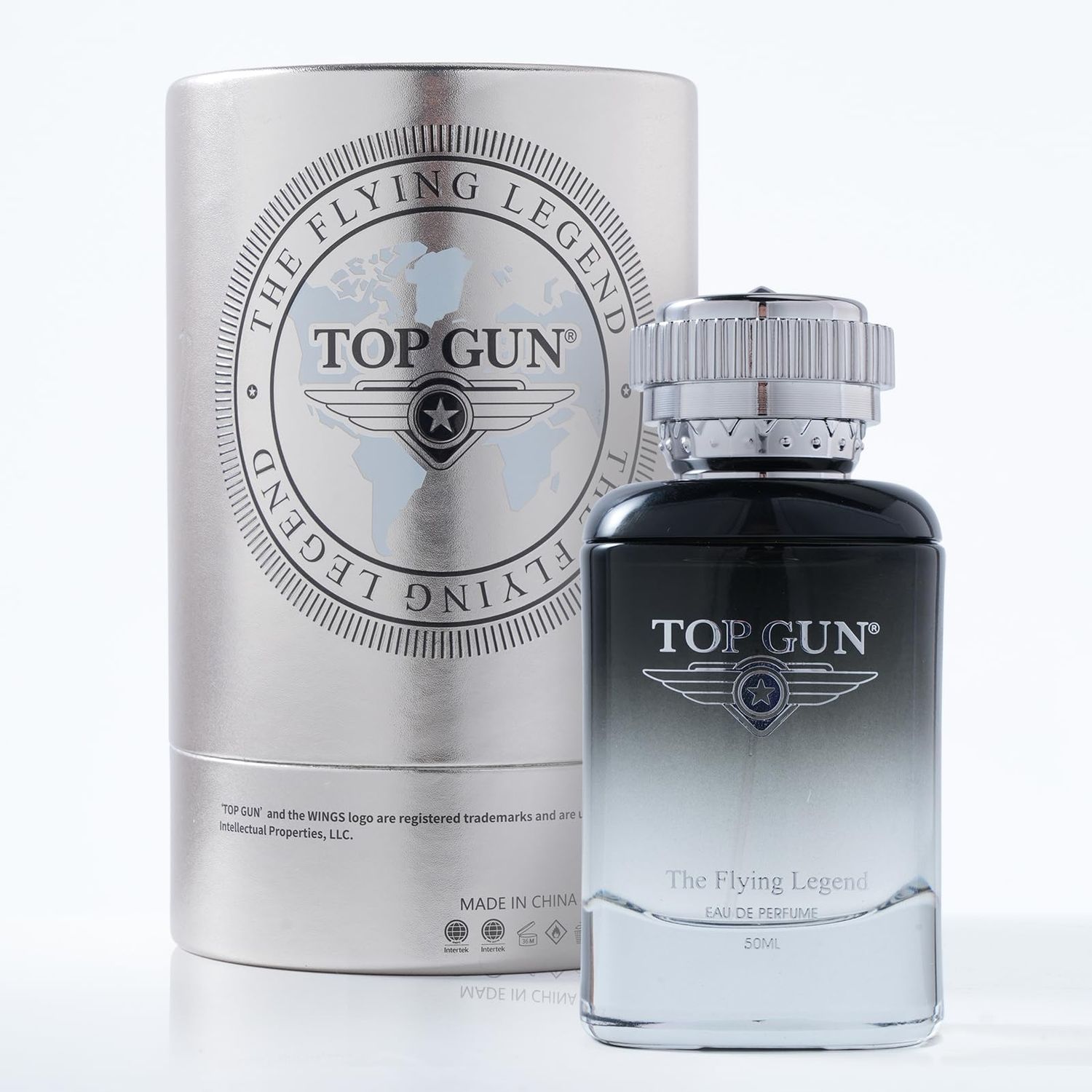 Top Gun Eau de Perfume Men, Citrus Woody Perfume With Bergamot &amp; Cedarwood Lasting Fragrance - Ideal Men Cologne For Special Occasions &amp; Daily Elegance