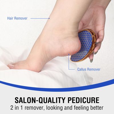 OUKEYA Glass Foot File Callus Remover: OUKEYA Nano Glass Heel Scraper for Feet Shower Foot Scrubber Pedicure Dead Skin Remover Shower Care Crystal Hair Remover Treat Hair Eraser for Back Arms Legs
