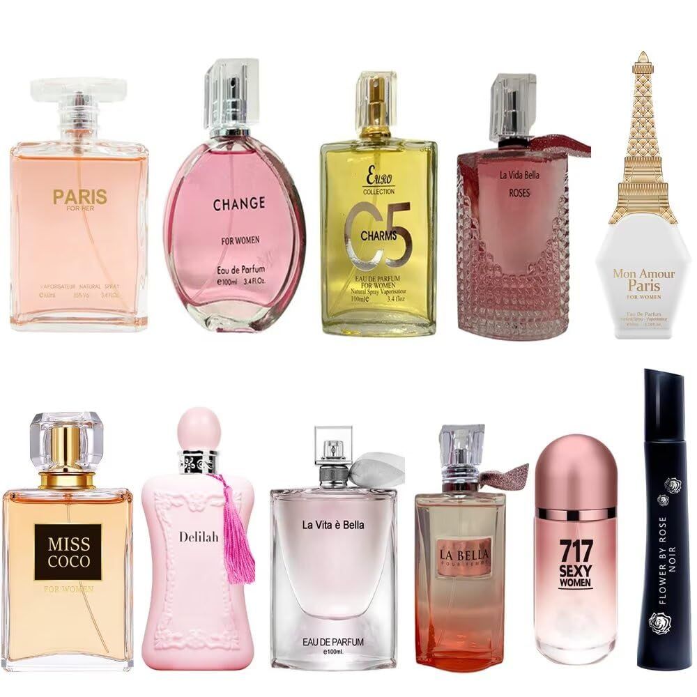 A CENTER Women Perfume 3.4Fl Oz Each Eau de Parfum Spray Long Lasting Fragrance with Random Scent Daytime and Casual Use for all Skin Types Best Gift for Women(Random 1PCS)