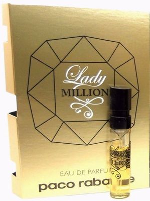 Lady Million By: Paco Rabanne 0.04 oz EDP, Womens Sample-Vial