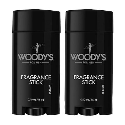 Woodys Fragrance Stick, Solid Perfume for Men, 0.5 Ounce, 2-Pack