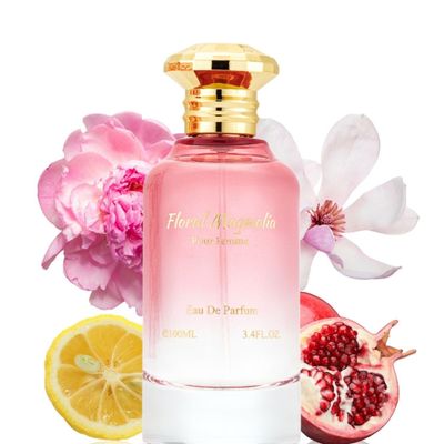 Jean Rish Floral Magnolia Perfume for Women, Eau De Parfum (3.4 Fl Oz / 100ml) with Yuzu, Peony &amp; Musk Notes - Long Lasting and Luxury Fragrance