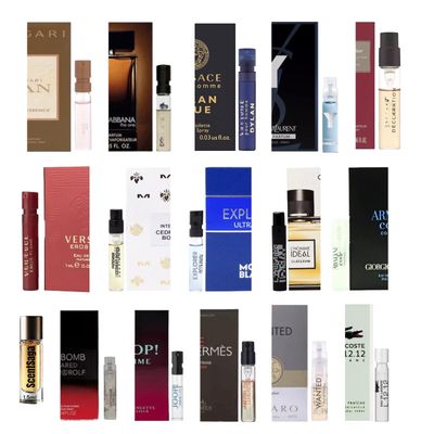 In1mart Cologne Samples for Men - 10 Random Designer Fragrance Brands. Your pruchase includes a sample from ScentSaga