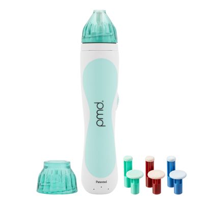 PMD Personal Microderm Classic for At-Home Use, Facial Exfoliator Tool, Microdermabrasion Machine Kit for Face and Body Skincare, Teal