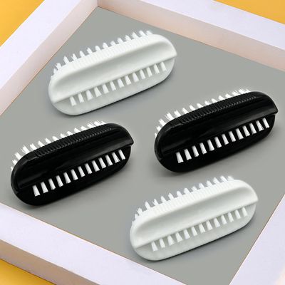 Nail Brush for Cleaning Fingernails Two Sided Hand Fingernail Scrub Brush Soft Stiff Bristles Nail Scrubber Brushes for men women kids,4 PCS
