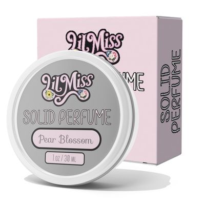 Pear Blossom Womens Perfume Balm - Floral Fragrance and Blossom Pear Scent (1 Ounce, Solid Perfume)