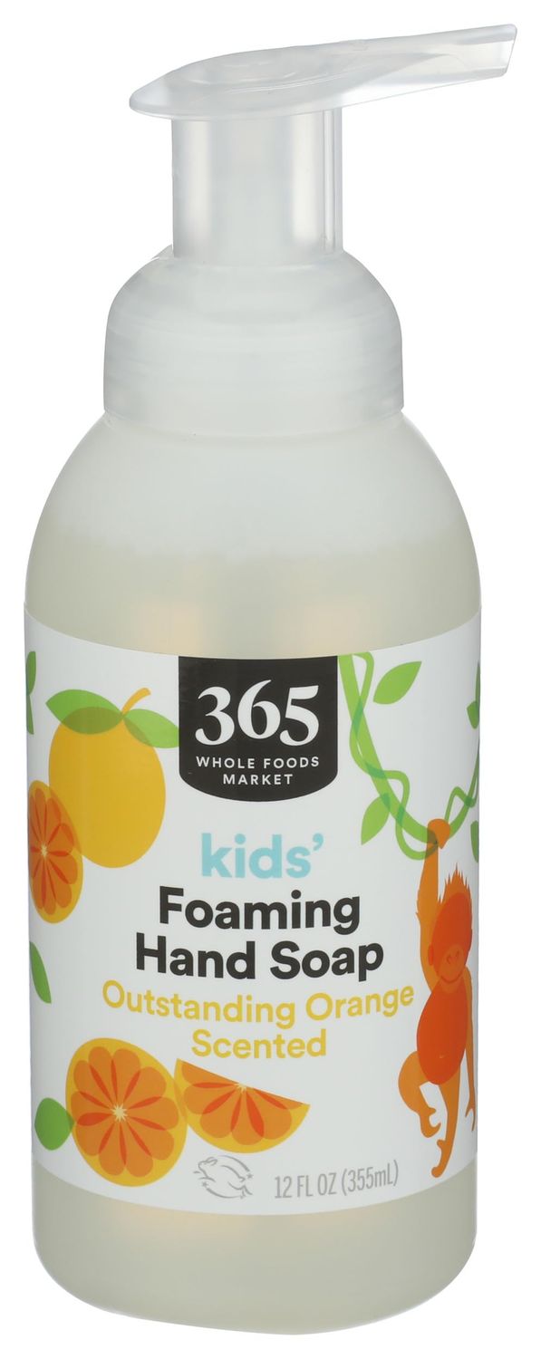 365 by Whole Foods Market, Kids Foaming Hand Soap, Outstanding Orange, 12 Fl Oz