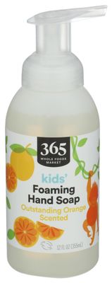 365 by Whole Foods Market, Kids Foaming Hand Soap, Outstanding Orange, 12 Fl Oz