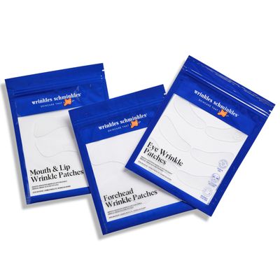 Wrinkles Schminkles Facial Smoothing Set | Mouth &amp; Lip 2-Pack | Eye Wrinkle Patches 3-Pairs | Forehead Wrinkle Patches 2-Pack | Reusable Hypoallergenic Silicone Smoothing Pads
